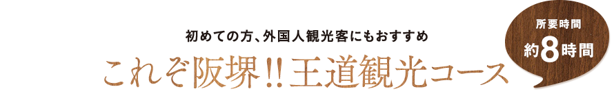 初めての方、外国人観光客にもおすすめ これが阪堺!王道観光コース