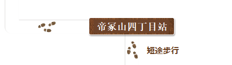 从帝冢山区域（竹鹤政孝、Rita夫妇的结缘之地）步行至帝冢山四丁目站，再才能够那里前往LE MIDI。